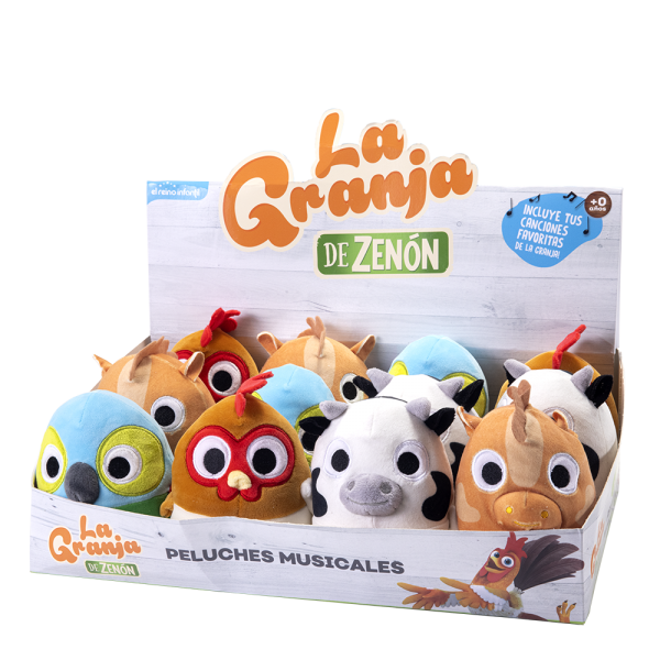 Peluche musical la granja de zenon store